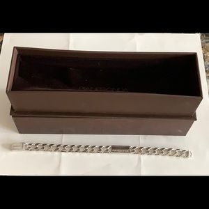 Pianegonda Sterling Silver Men’s Bracelet 8 1/8”